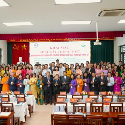 Trường Đại học Dược Hà Nội khai mạc đợt khảo sát chính thức đánh giá ngoài 07 chương trình đào tạo trình độ thạc sĩ.